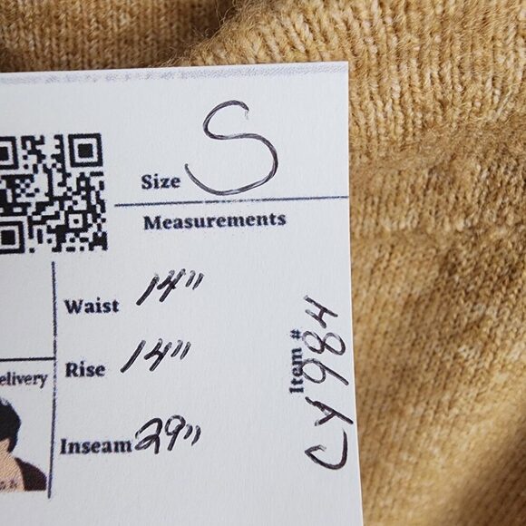 Lit Activewear Brown Knit Jogger Pants Size S - Picture 8 of 8